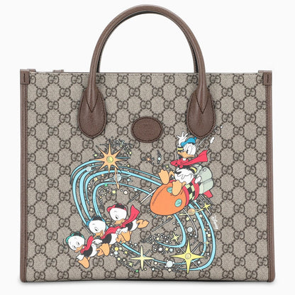 【グッチ 】累積売上総額第１位★ドナルドダックトート★コラボ 限定品