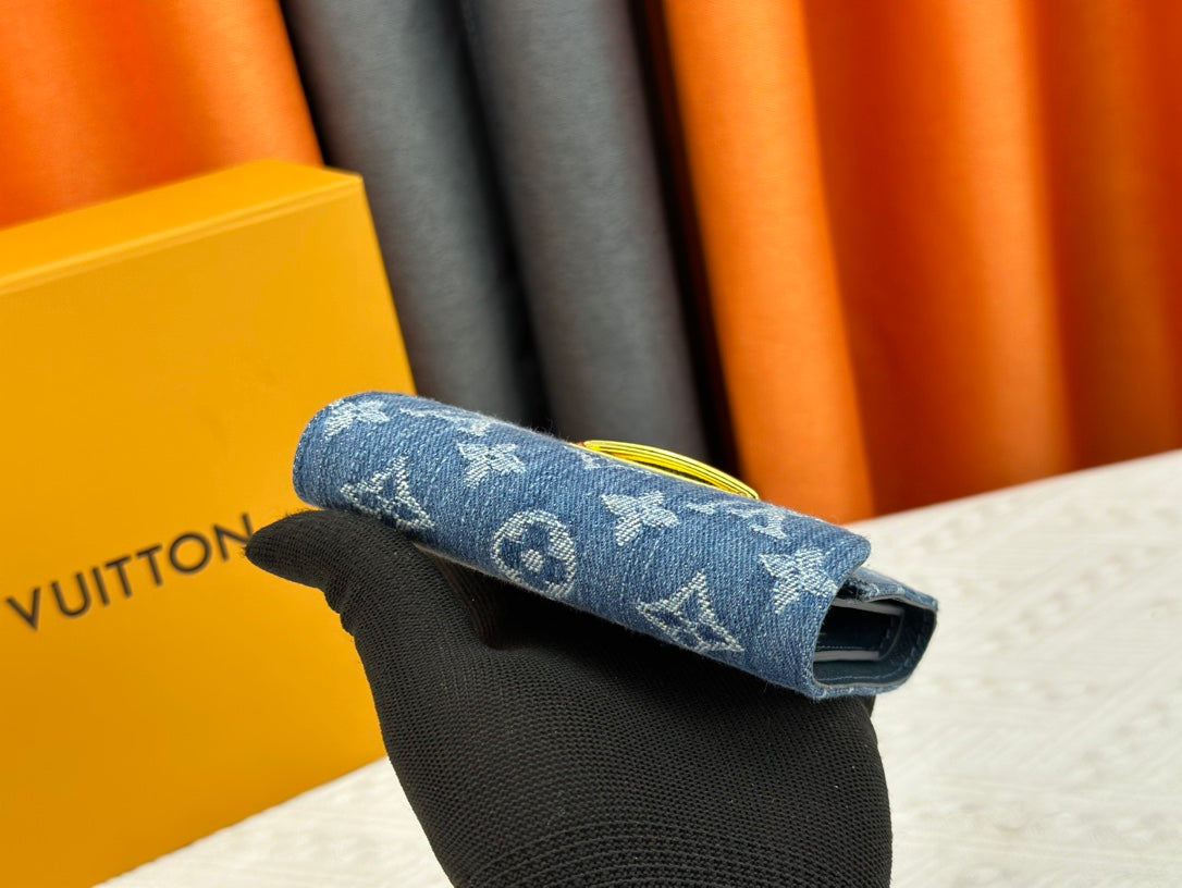 【ルイ・ヴィトン】☆デニム好きにはたまらない☆三つ折り財布 M82959